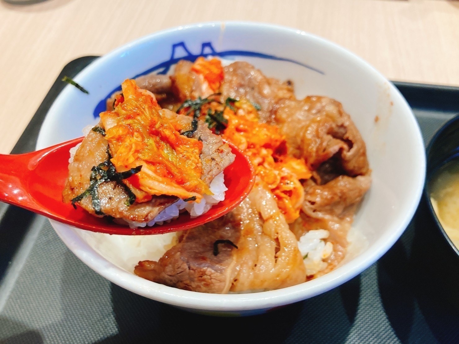 松屋のオススメメニュー「キムカル丼」おいしい食べ応えあるガッツリ満足グルメ