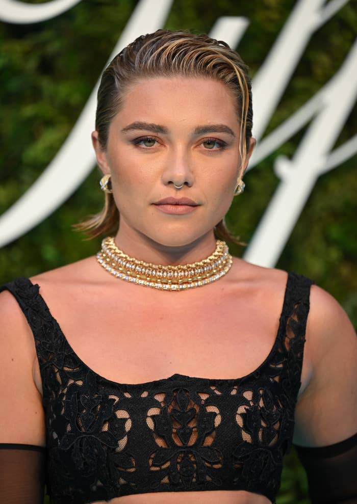 Closeup of Florence Pugh