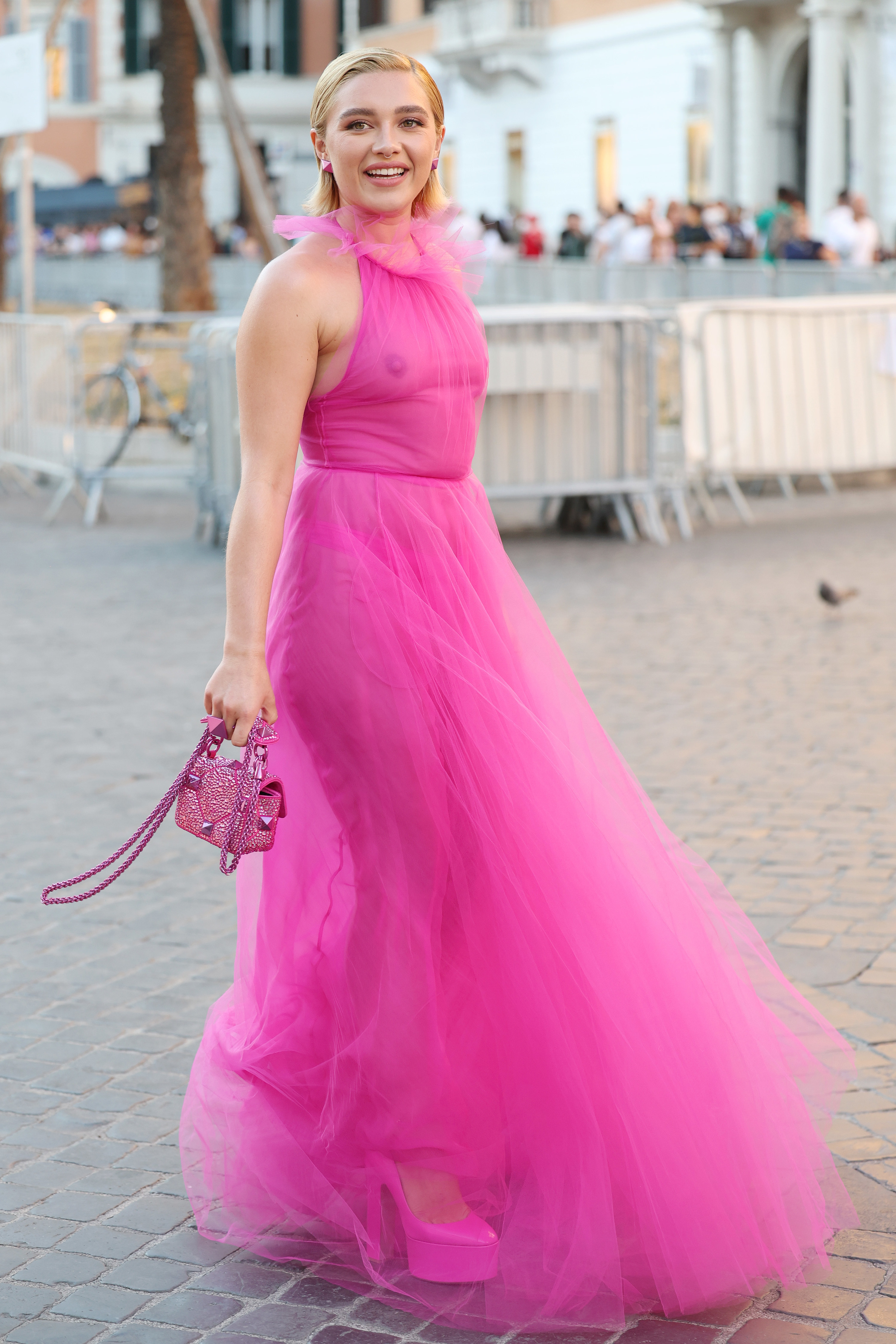 Pink Sheer Dresses