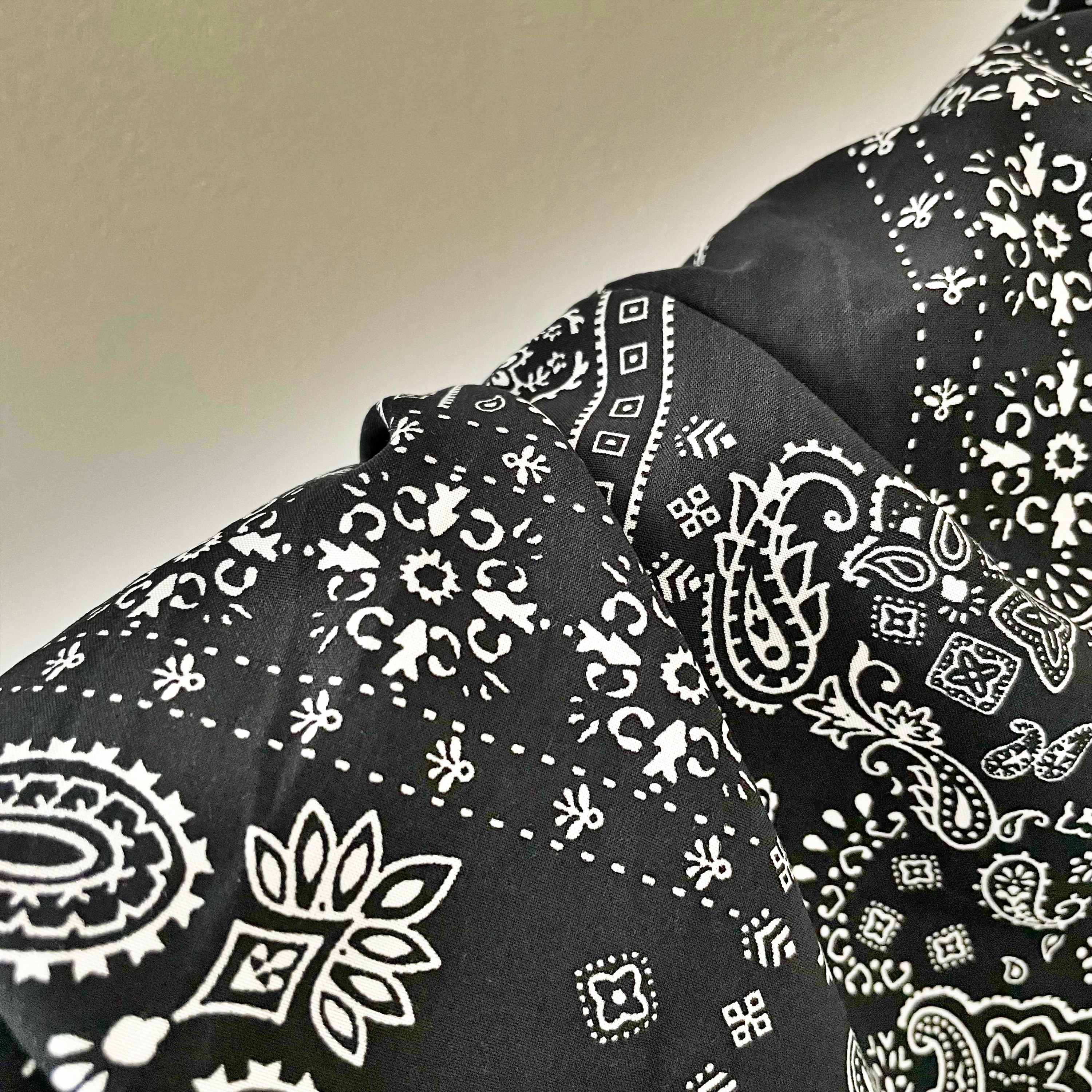 GU（ジーユー）の新作メンズアイテム「オープンカラーシャツ（5分袖）（バンダナ）」夏コーデにおすすめ