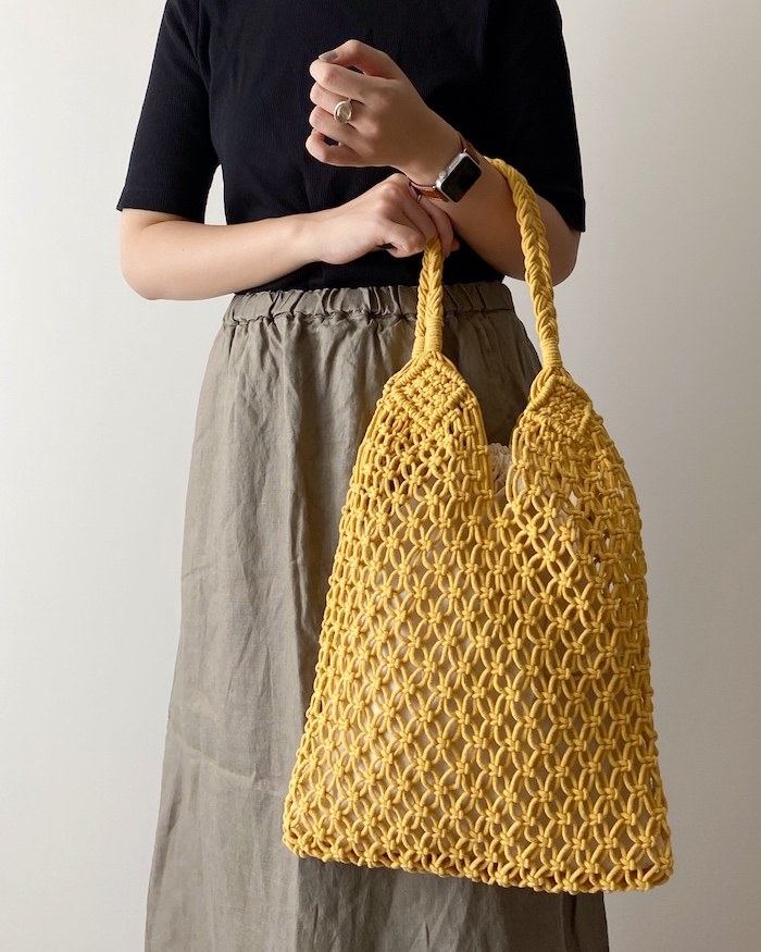 ZARAで見つけたかわいいバッグ「編み込みトートバッグ」夏っぽい