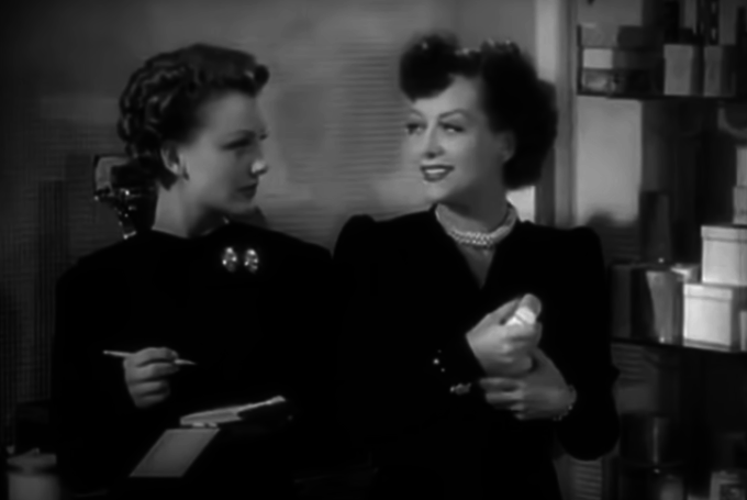 Virginia Grey and Joan Crawford in &quot;The Women&quot;