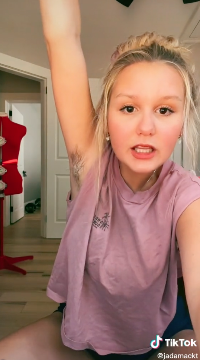 Ladies armpit hair selfies go viral online Chinaorgcn