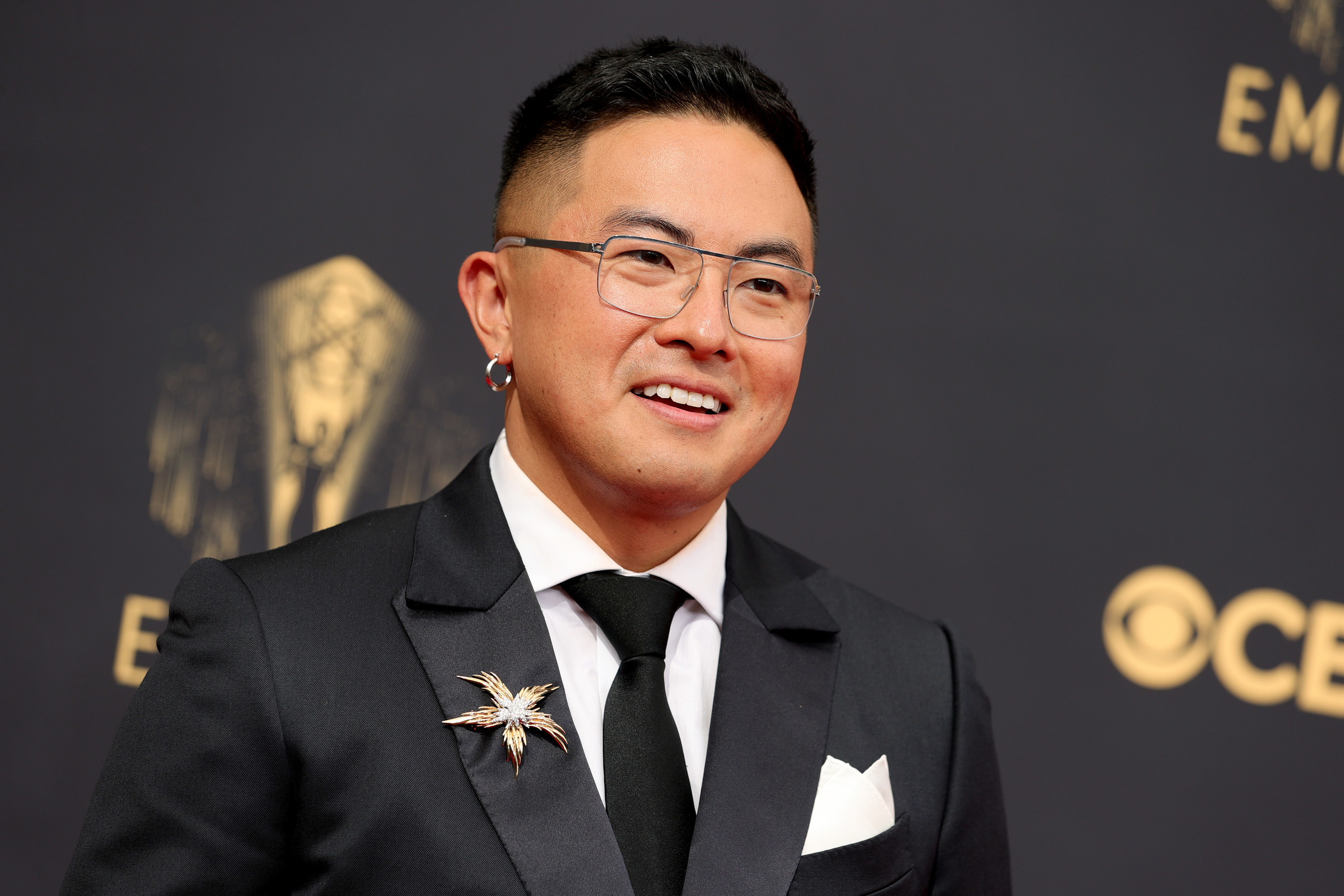 Bowen Yang on the Emmys red carpet