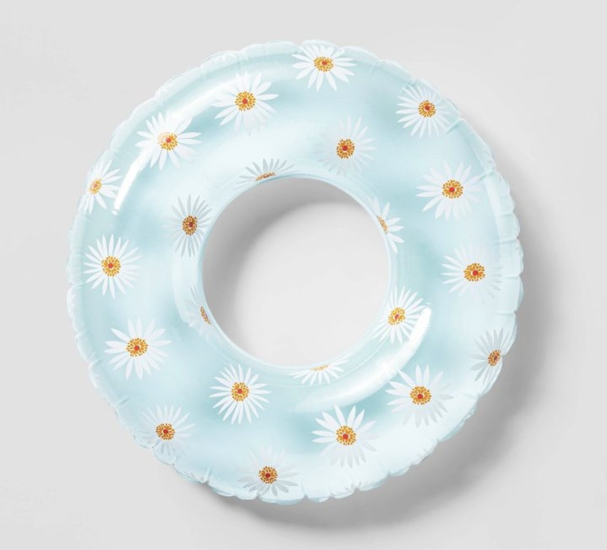 A daisy inflatable pool tube