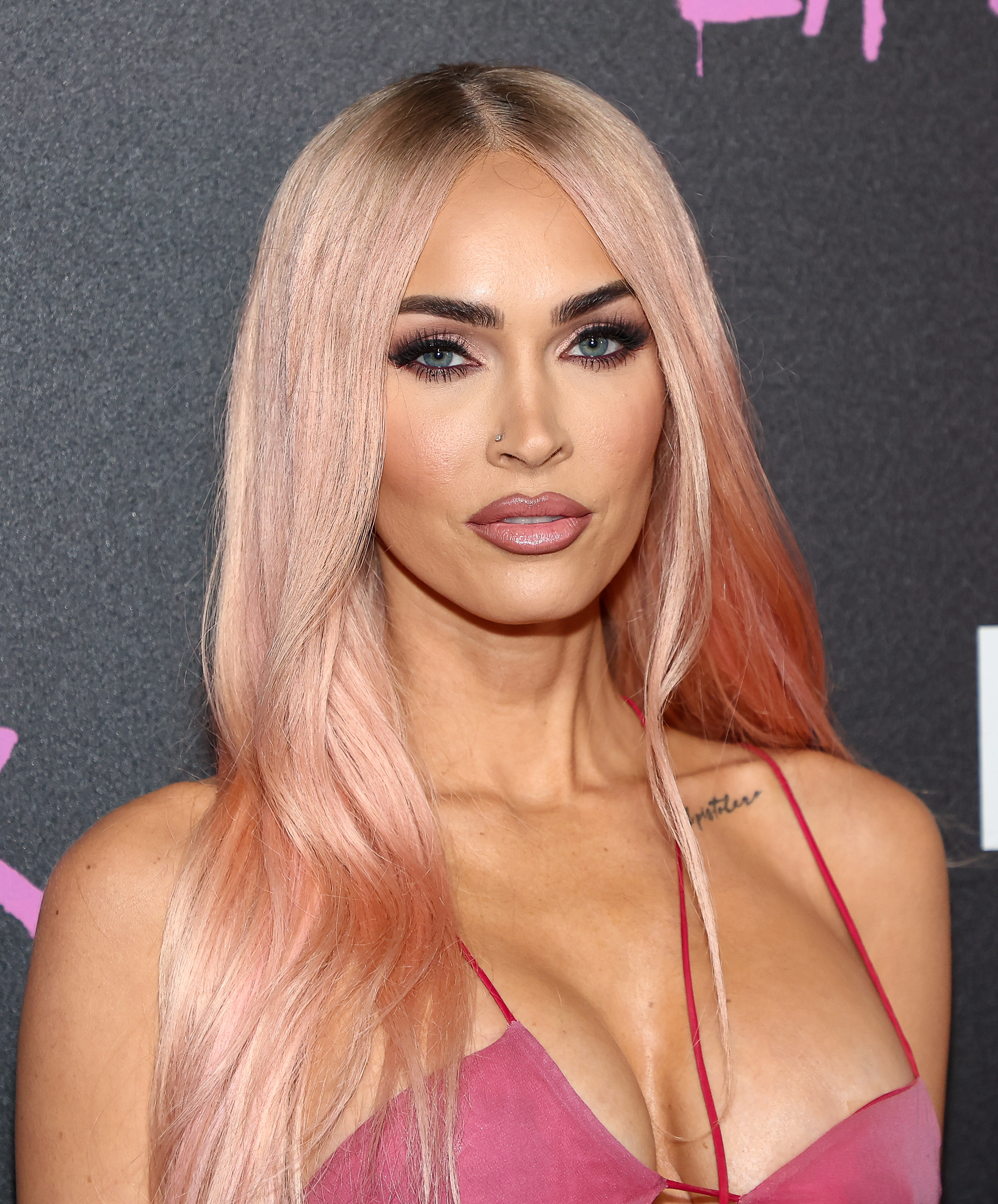 Megan Fox is seen at a &quot;Machine Gun Kelly&#x27;s Life In Pink&quot; screening on June 27, 2022