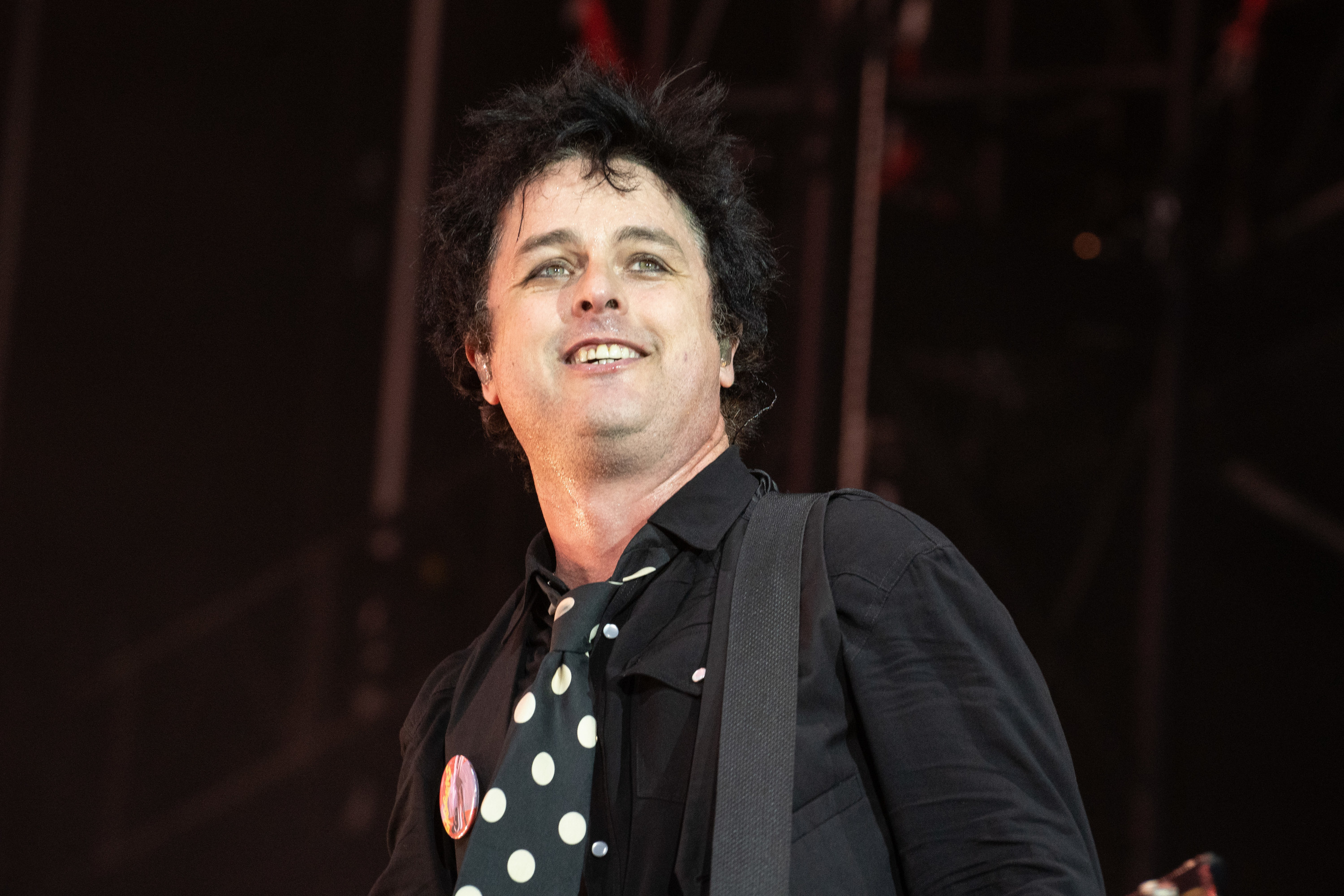 Billie Joe Armstrong performs at a concert in Milan on June 15th, 2022