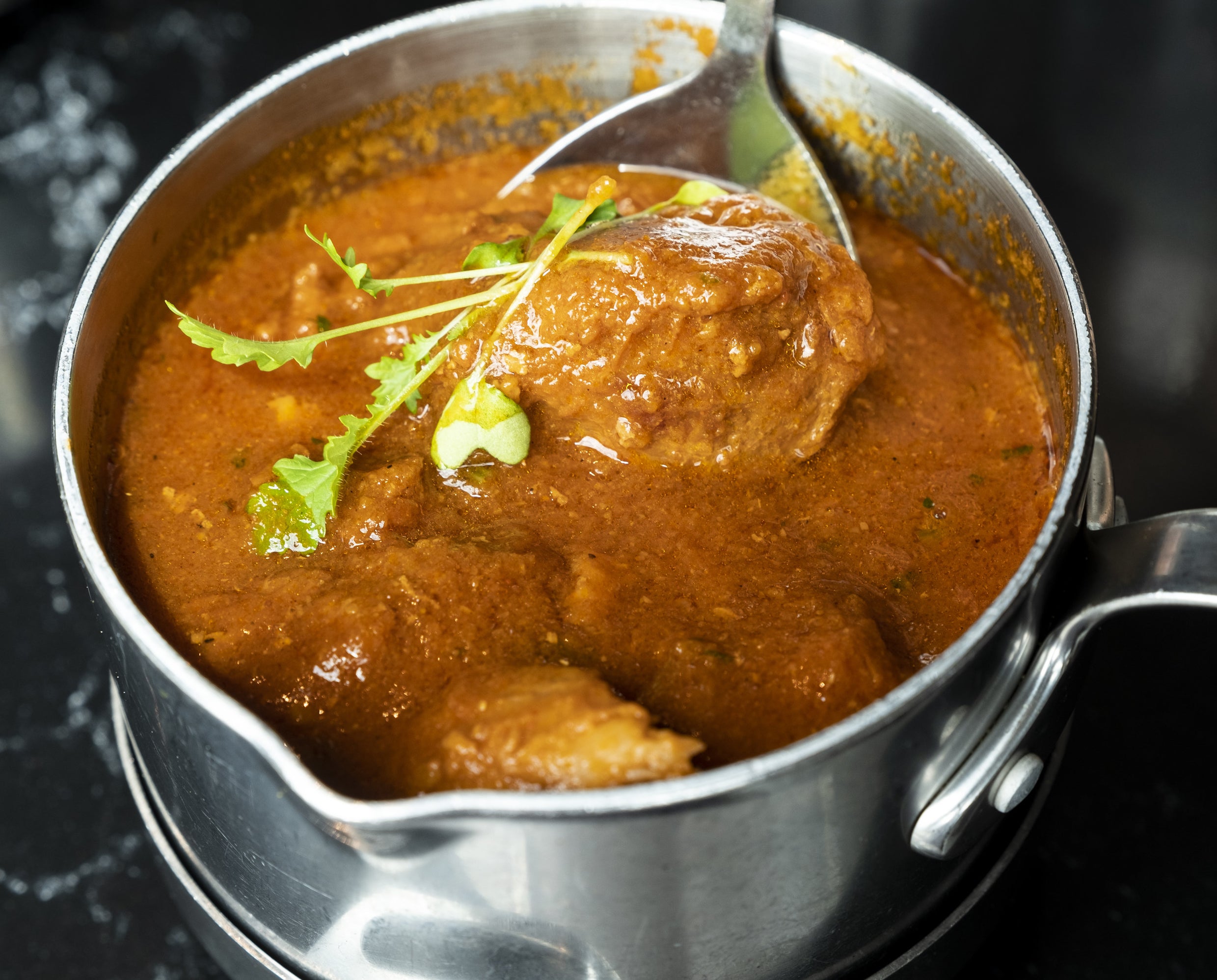 a pot of curry