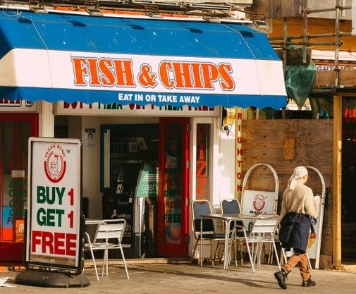 a fish and chips shop