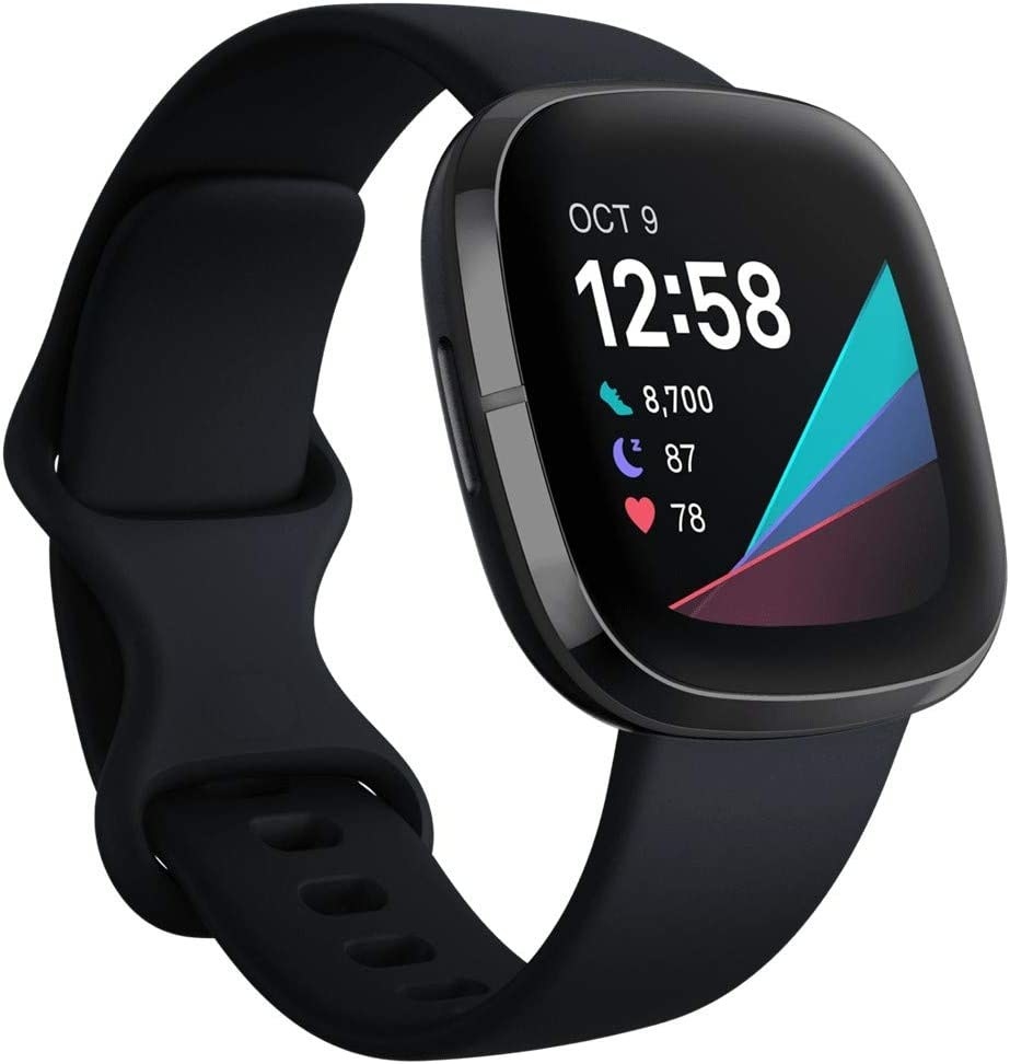The FitBit on a blank background