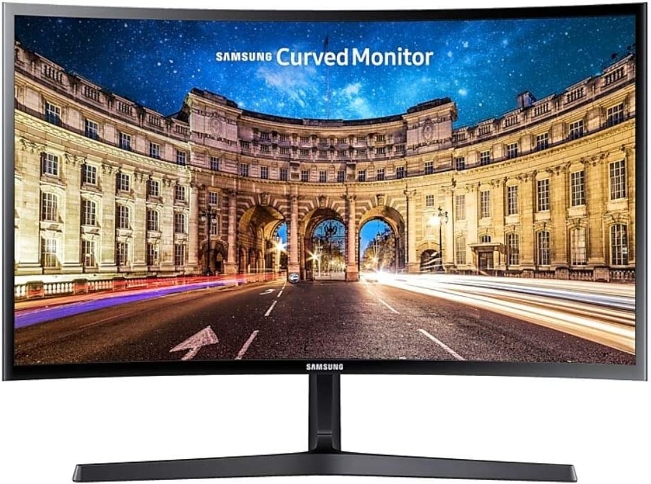 The monitor on a blank background