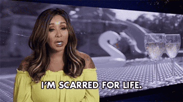 Deena Nicole Cortese saying &quot;I&#x27;m scarred for life&quot; on &quot;Jersey Shore Family Vacation&quot;