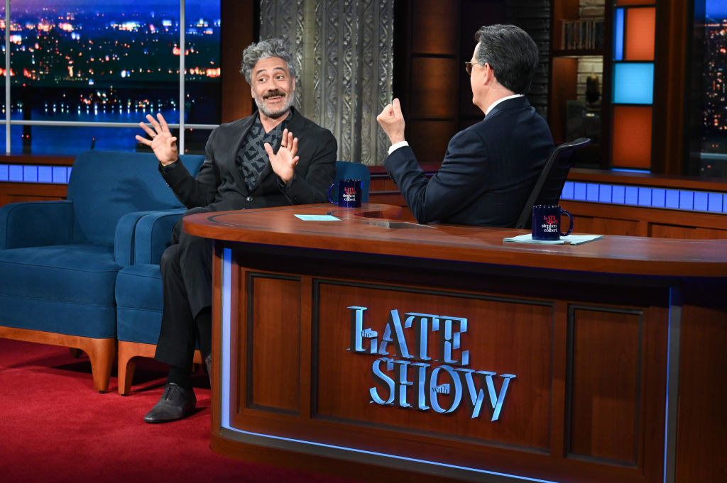 The Late Show with Stephen Colbert and guest Taika Waititi