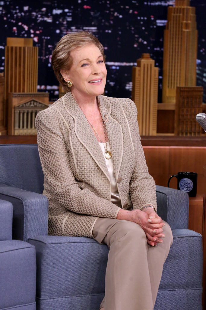 Julie Andrews during an interview