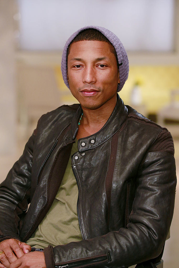 Closeup of Pharrell Williams