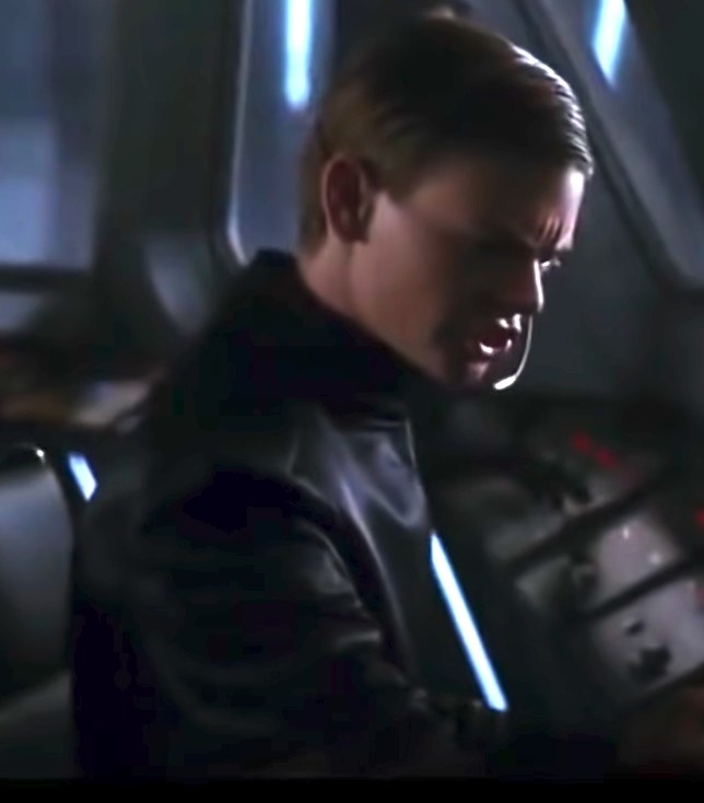 Thomas Brodie-Sangster as a First Order officer in Star Wars: The Force Awakens