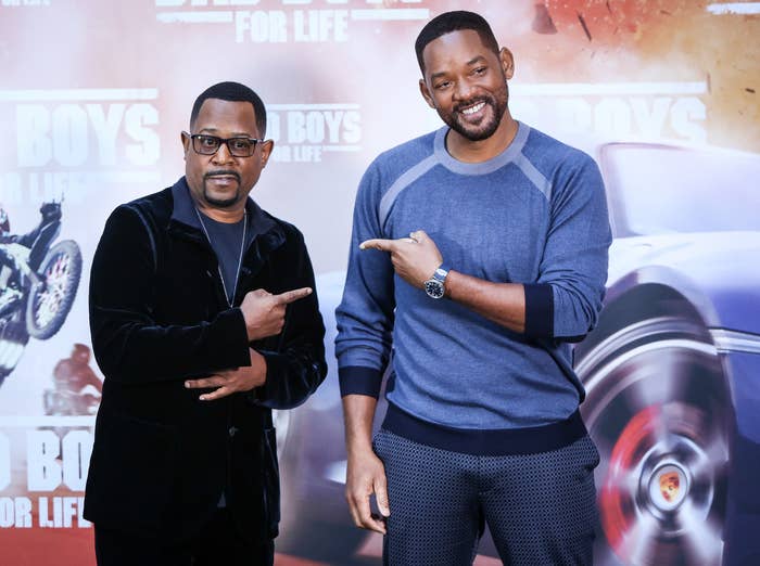 A closeup of Will and Martin