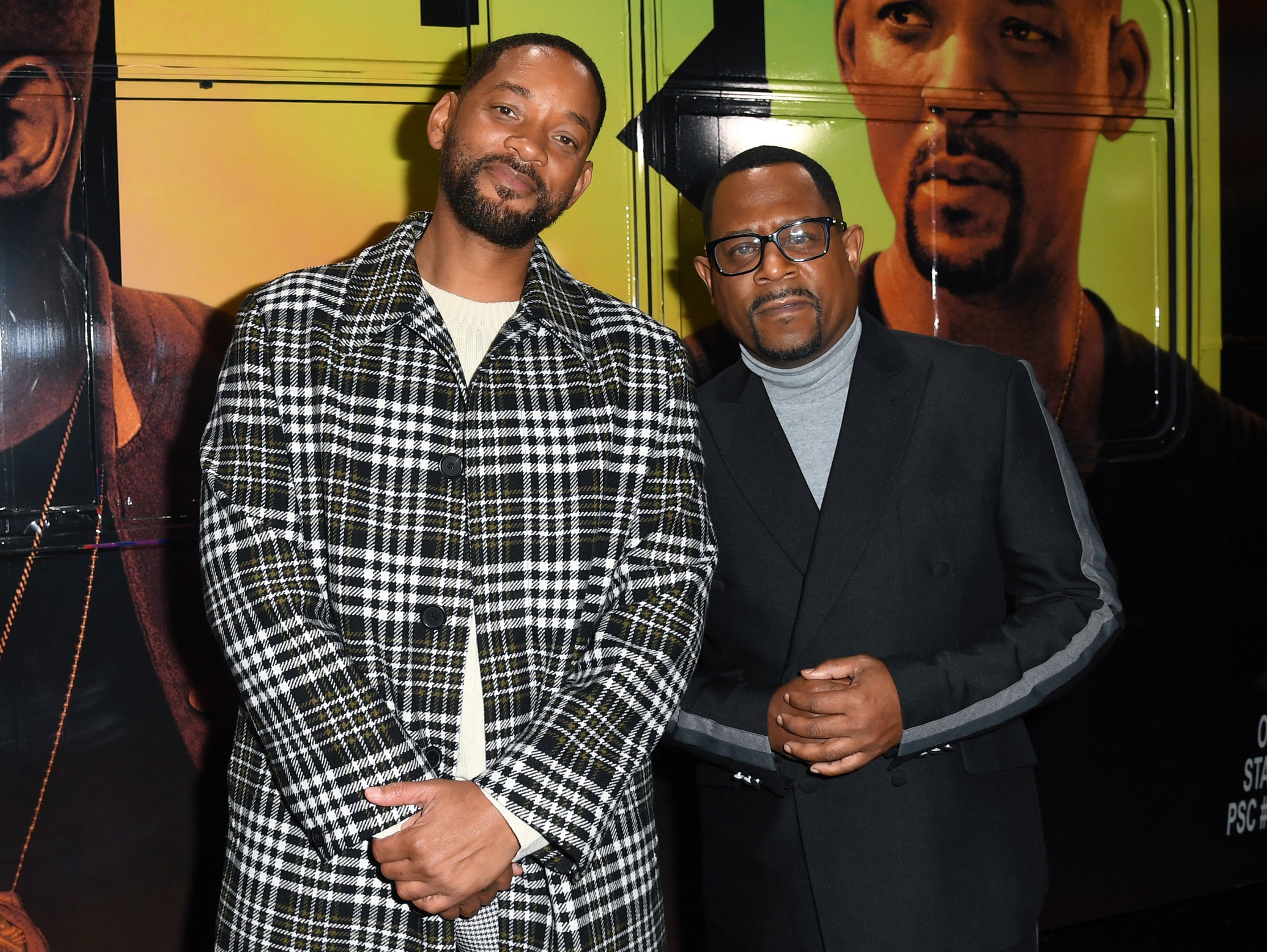 A closeup of Will and Martin