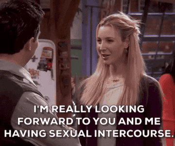 Lisa Kudrow as Phoebe Buffay says that she&#x27;s excited to have sex in &quot;Friends&quot;