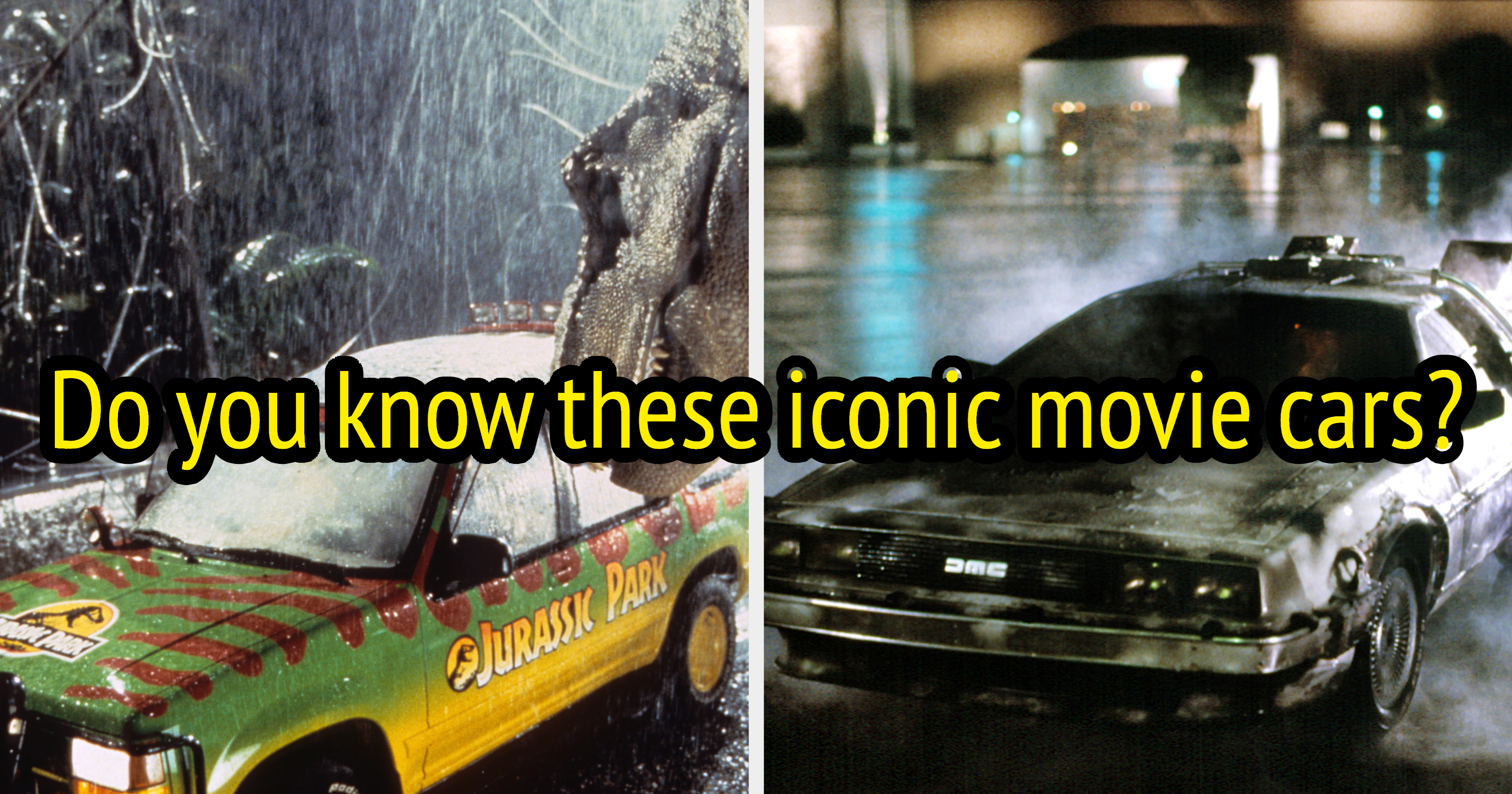 Identify These Iconic Movie Cars