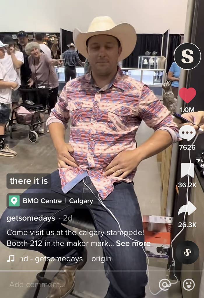cowboy saying there it is