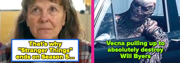 Eleven and Vecna from "Stranger Things 4"
