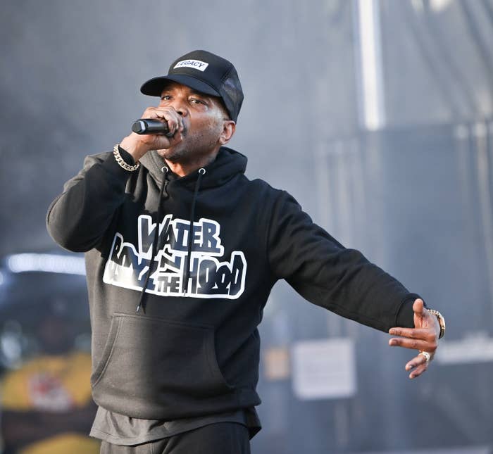 Styles P performing on stage