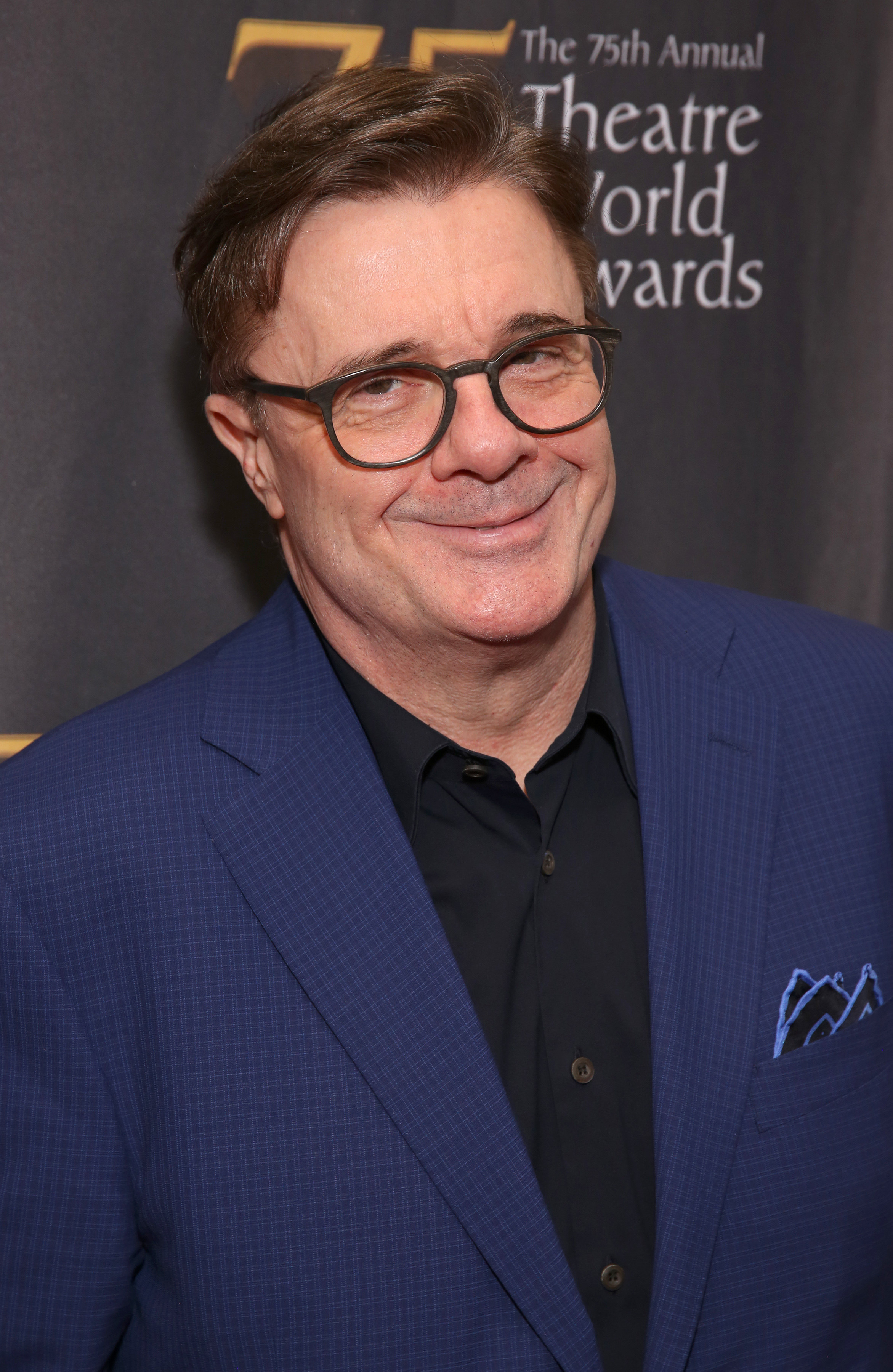 Nathan Lane smiles at the 75th Annual Theatre World Awards in June 2019