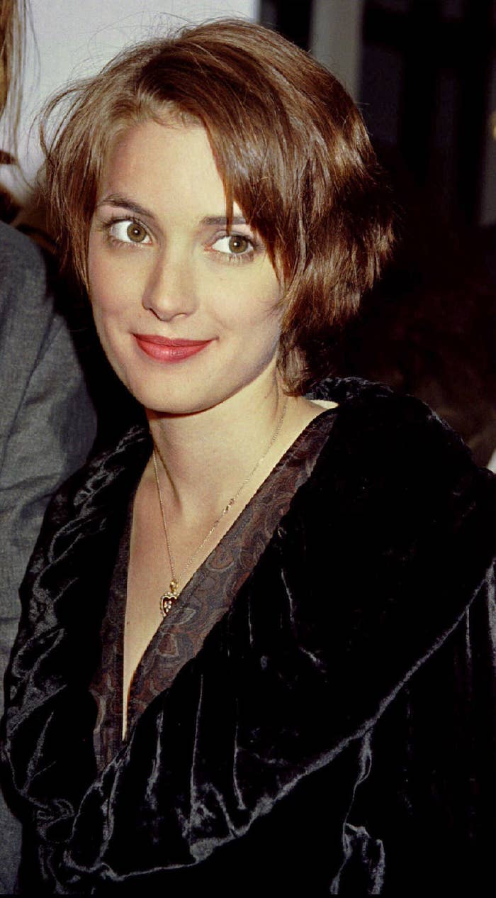 Actress Winona Ryder arrives for the premiere of her new film &quot;Little Women&quot;