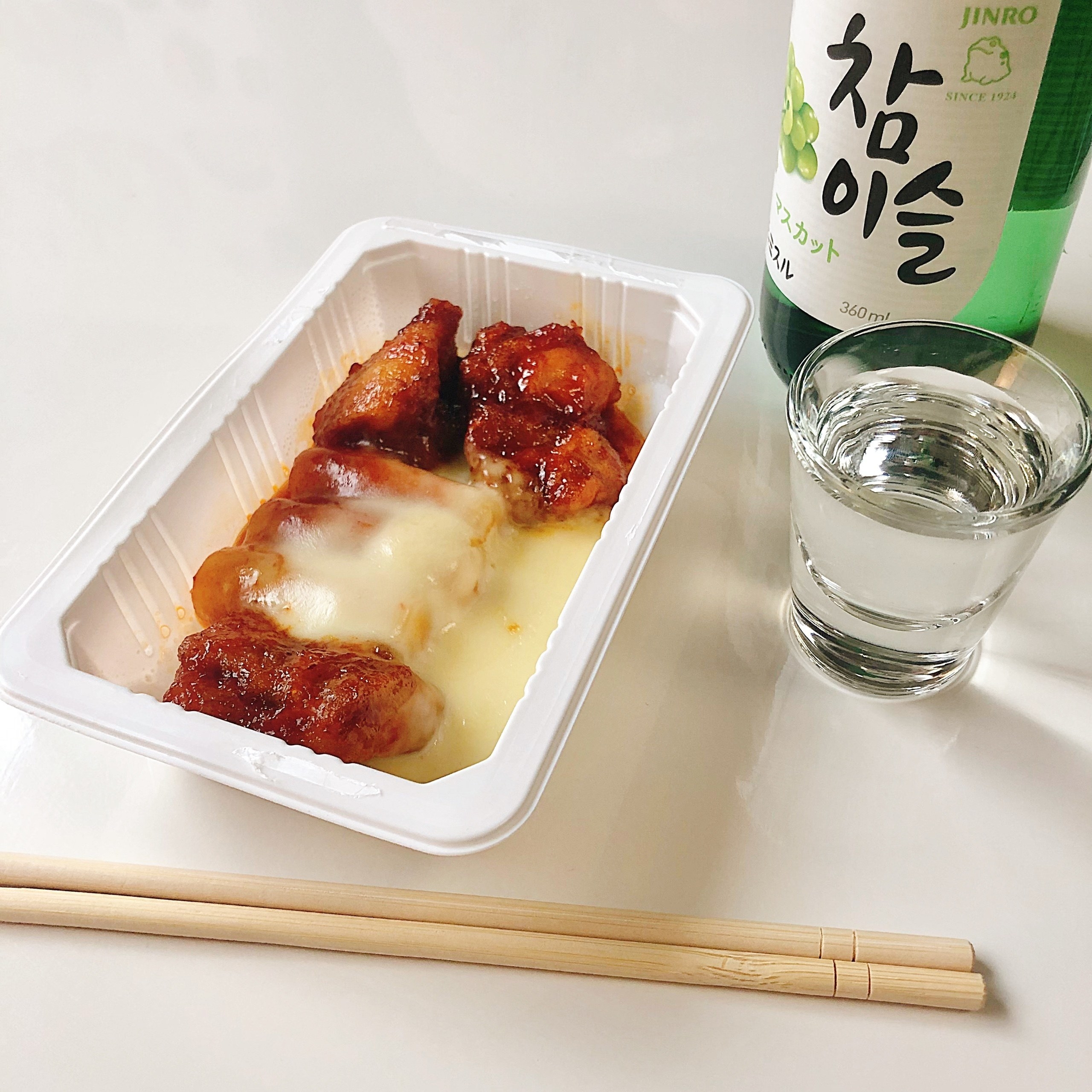 セブンでおすすめのおつまみ「チーズタッカンジョン」お酒に合う韓国飯