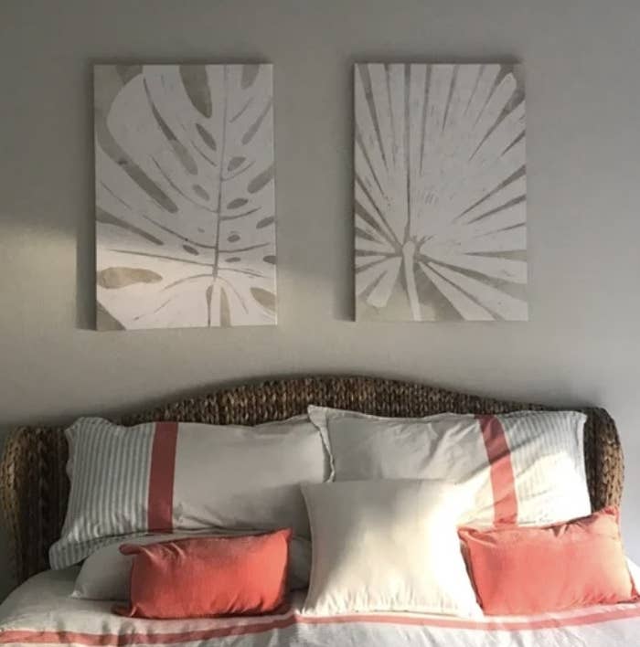 Two canvas wall art