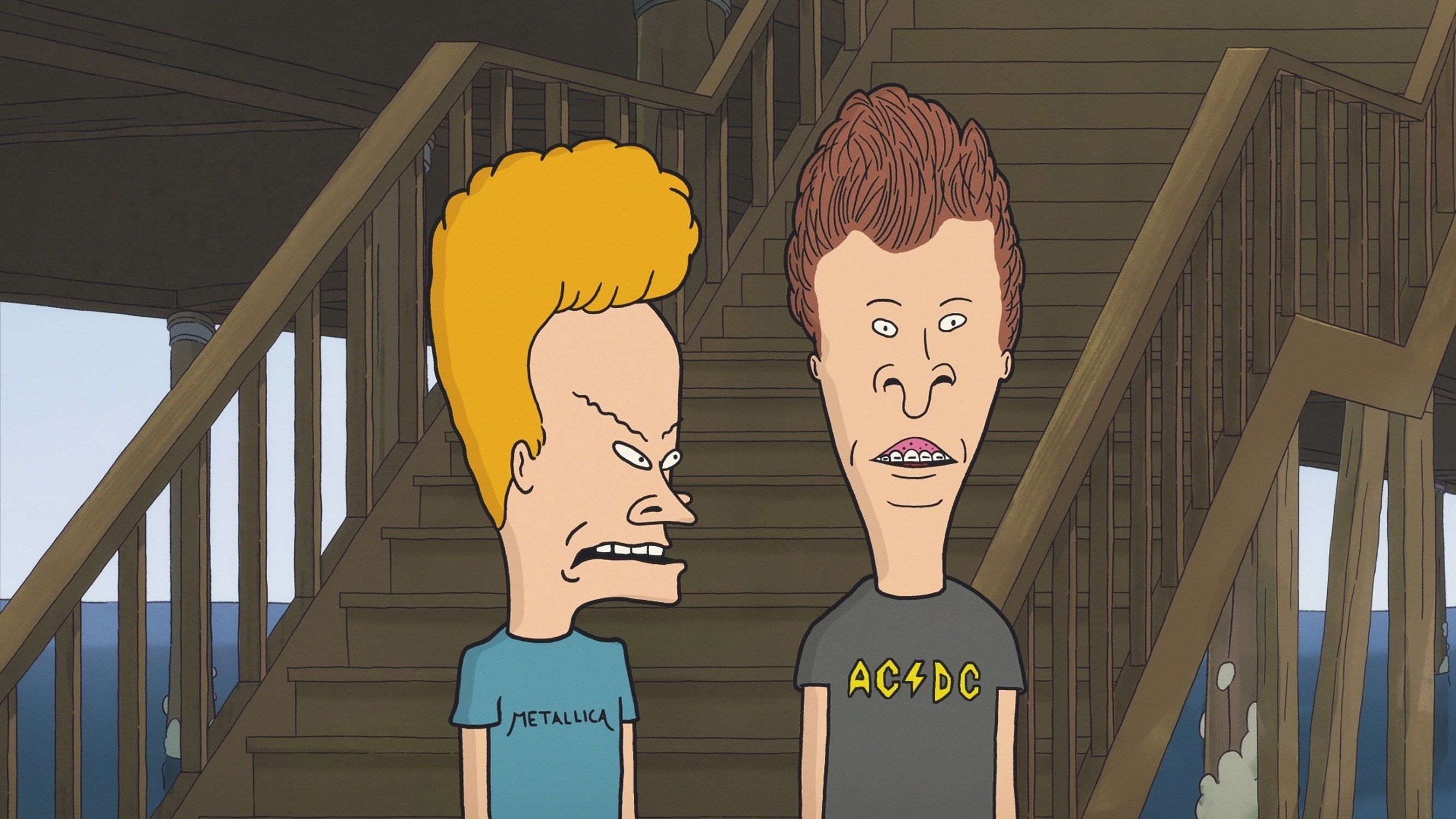 Beavis (voice: Mike Judge), Butt-Head (voice: Mike Judge). 