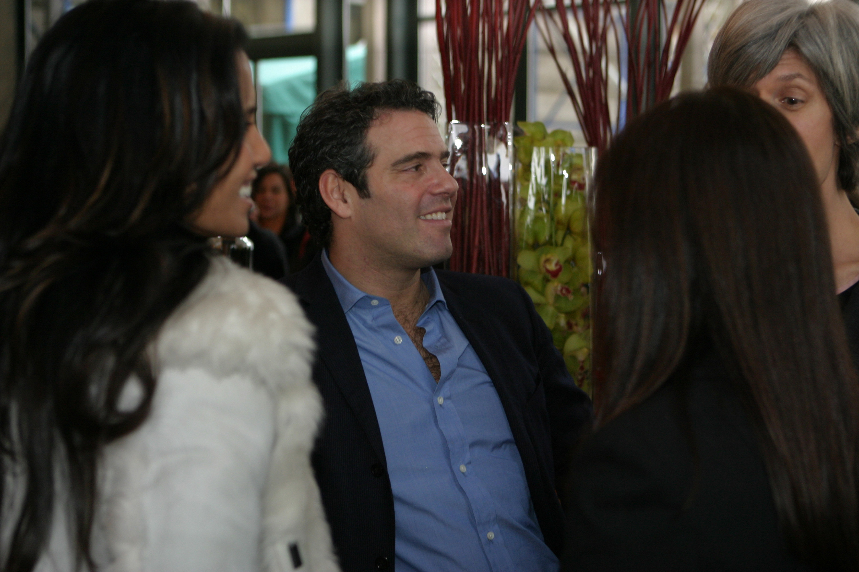 Andy Cohen at a Bravo media luncheon at Bryant Park