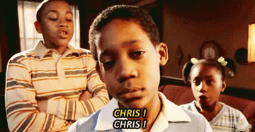 Chris getting yelled at in &quot;Everybody Hates Chris&quot;