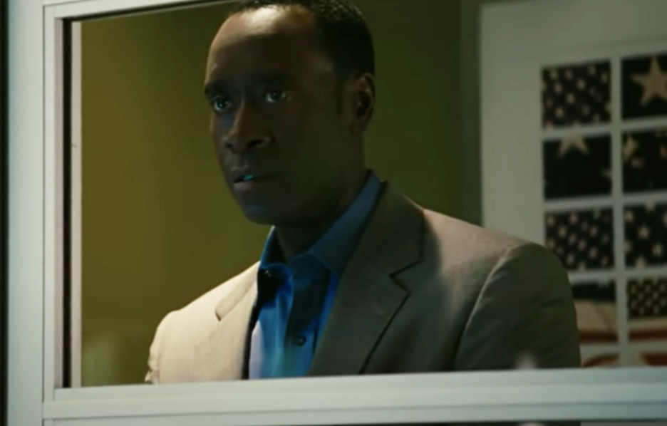 close up of don cheadle