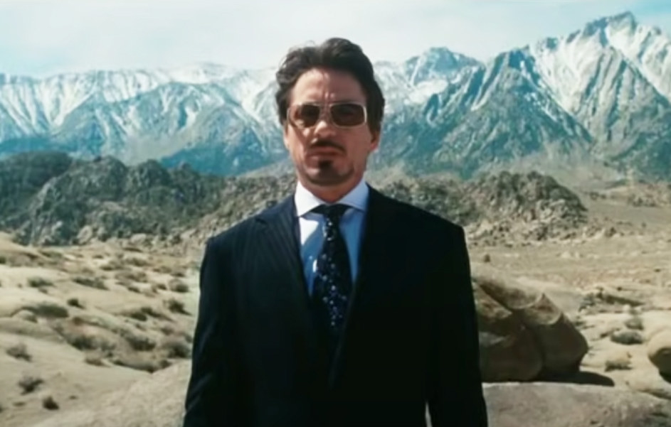 Robert as Tony Stark