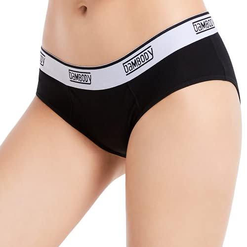 Bambody underwear in black with a white band.