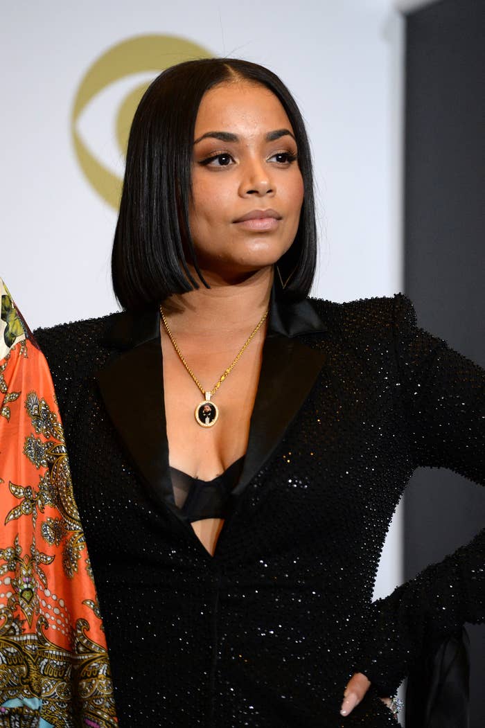 Lauren London at the Grammys