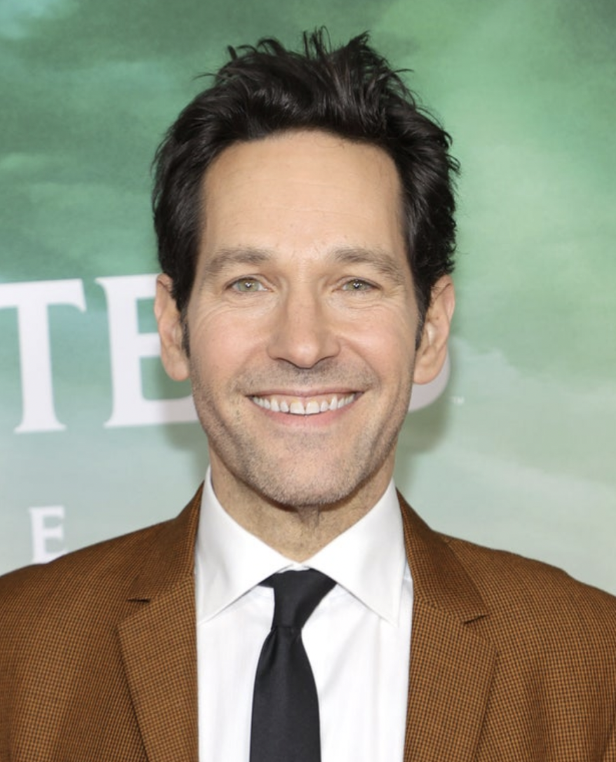 Paul Rudd in a brown suit on the red carpet