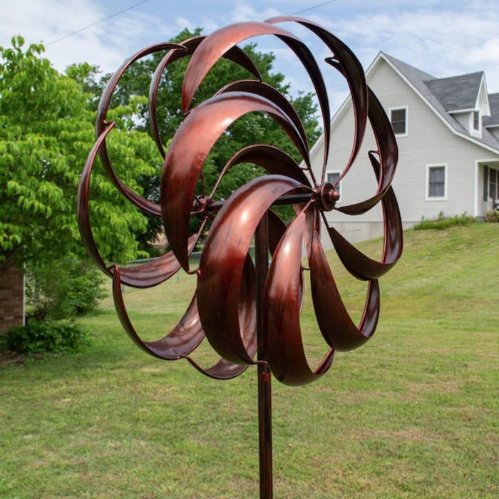the  mesmerizing copper antique finish wind spinner