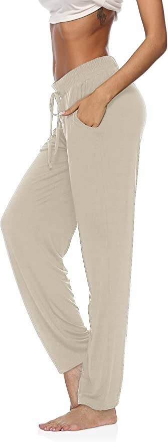 KINPLE Women's Bootcut Yoga Pants - Flare Leggings for Women High Waisted  Crossover Workout Lounge Bell Bottom Jazz Dress Pants 
