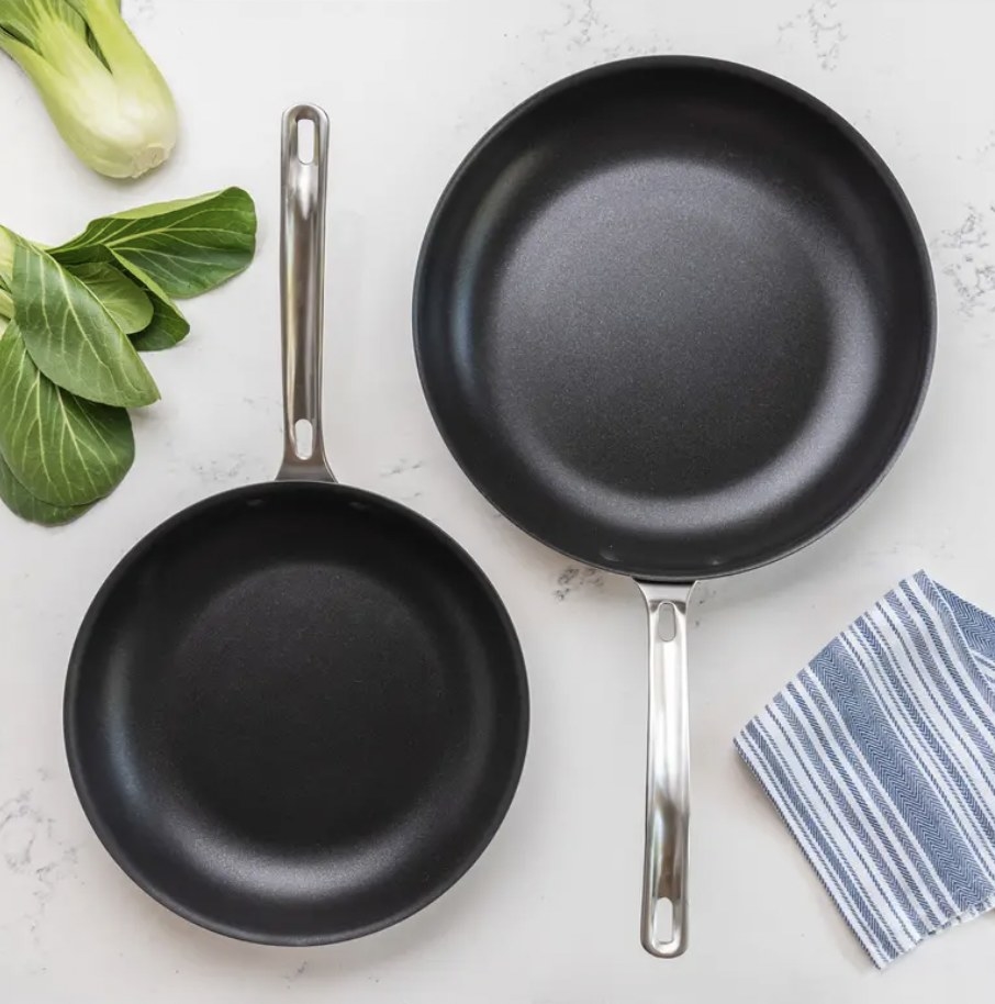 The two fry pans