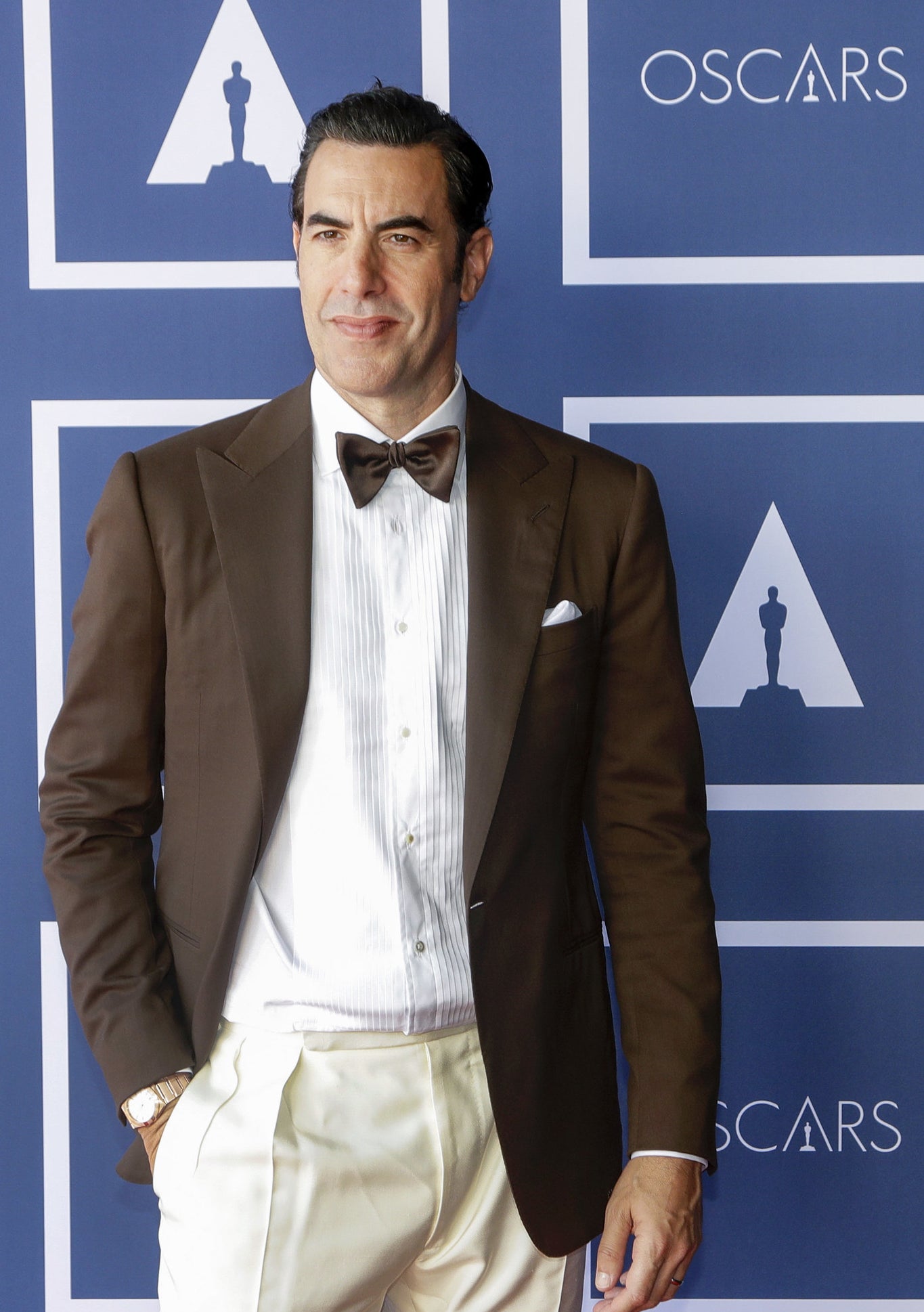 Sacha Baron Cohen attends a screening of the Oscars