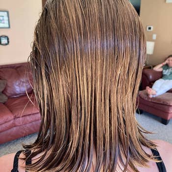reviewer's earlier photograph of the tangles gone aft utilizing the brush
