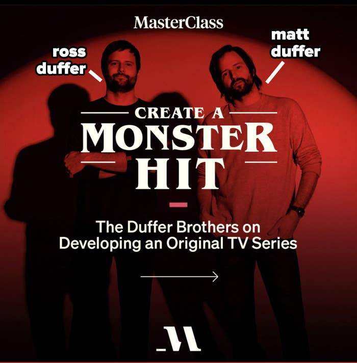promo for Duffer Brothers MasterClass