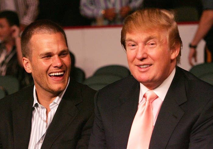 tom laughing with trump