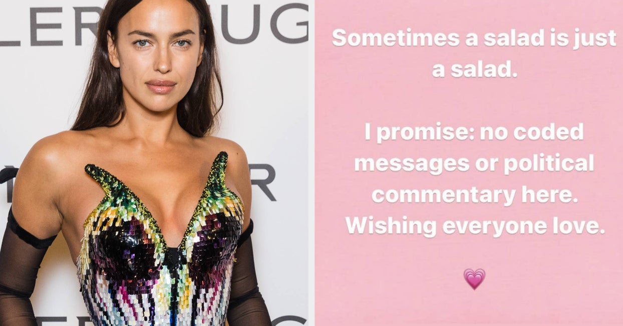 Here’s How A Picture Of Potato Salad Led To Irina Shayk Being Accused Of Supporting The Russian Invasion Of Ukraine