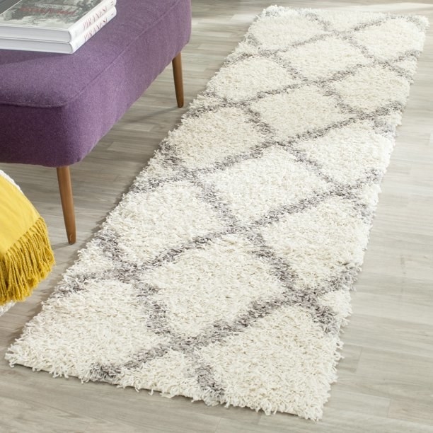 The geometric shag rug