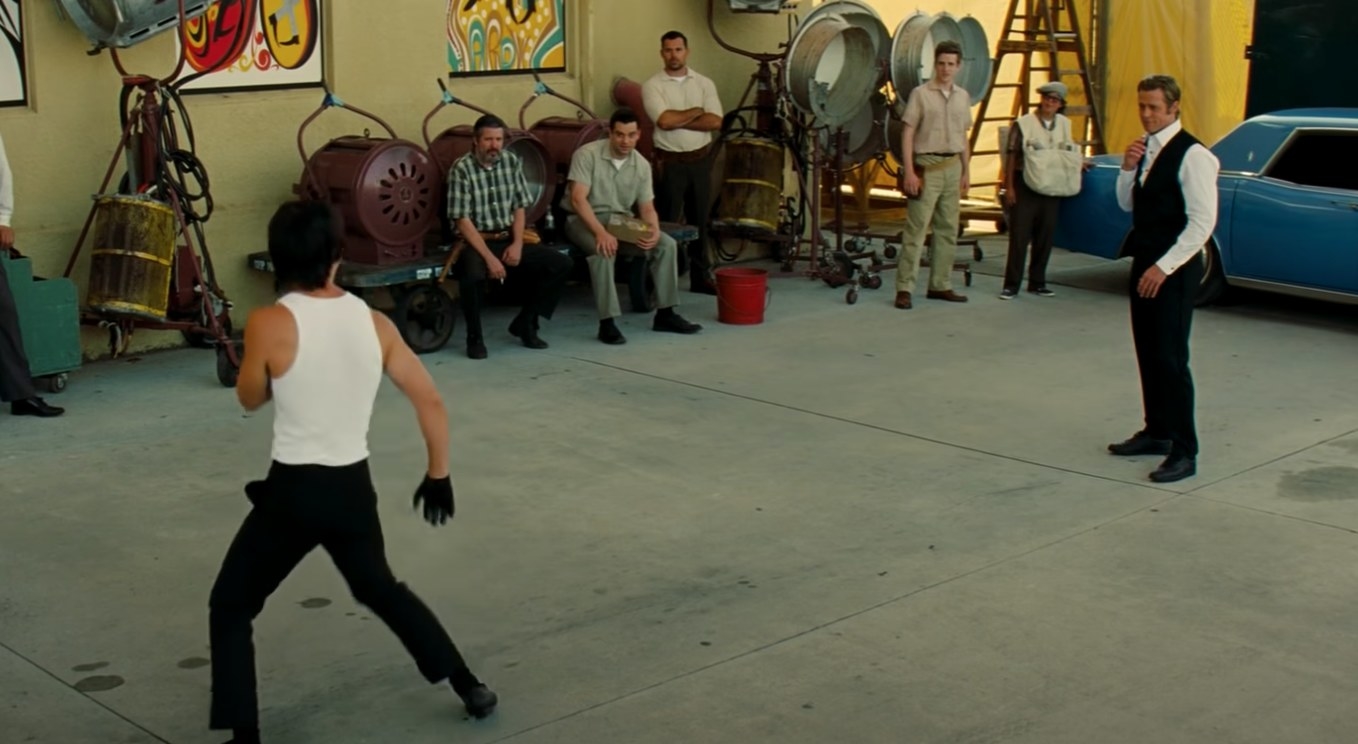 Fight scene in Once Upon a Time in Hollywood