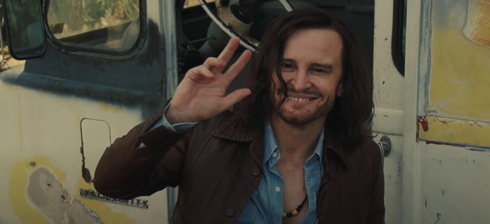 Damon Herriman as Charles Manson character in Once Upon a Time in Hollywood